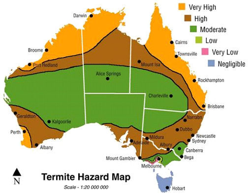 Termite Hazard Map